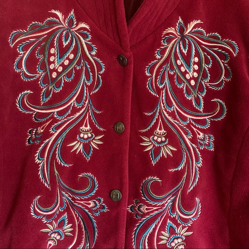 Bob Mackie Wearable Art Vintage Abstract Coat - image 4